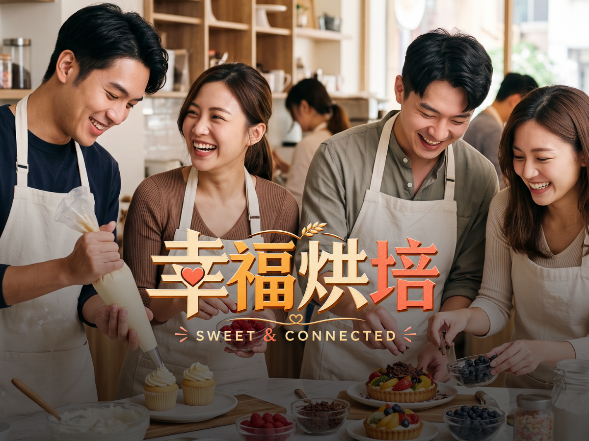 甜在手裡暖在心裡！手作甜蜜系 x 幸福烘焙派對