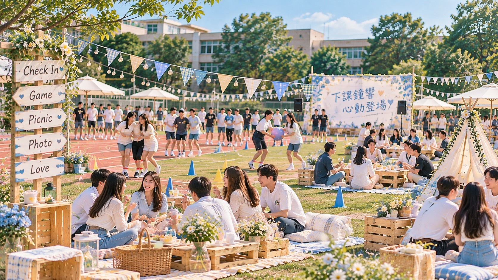 臺北市立大同高級中學操場活動場地照 1